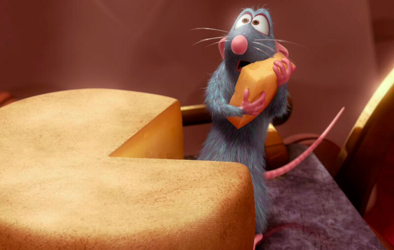 Мыши и сыр в мультфильмах